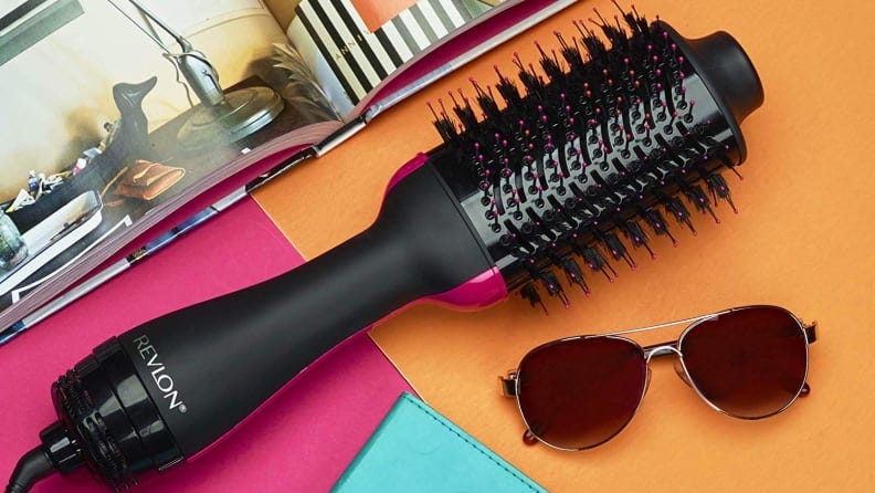 revlon heated hair brush